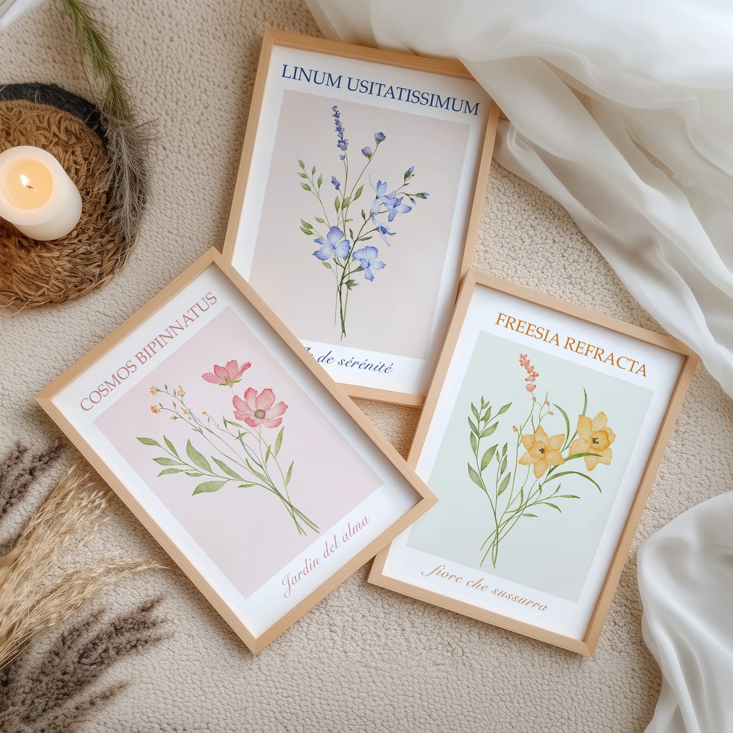 Flower Poster Set