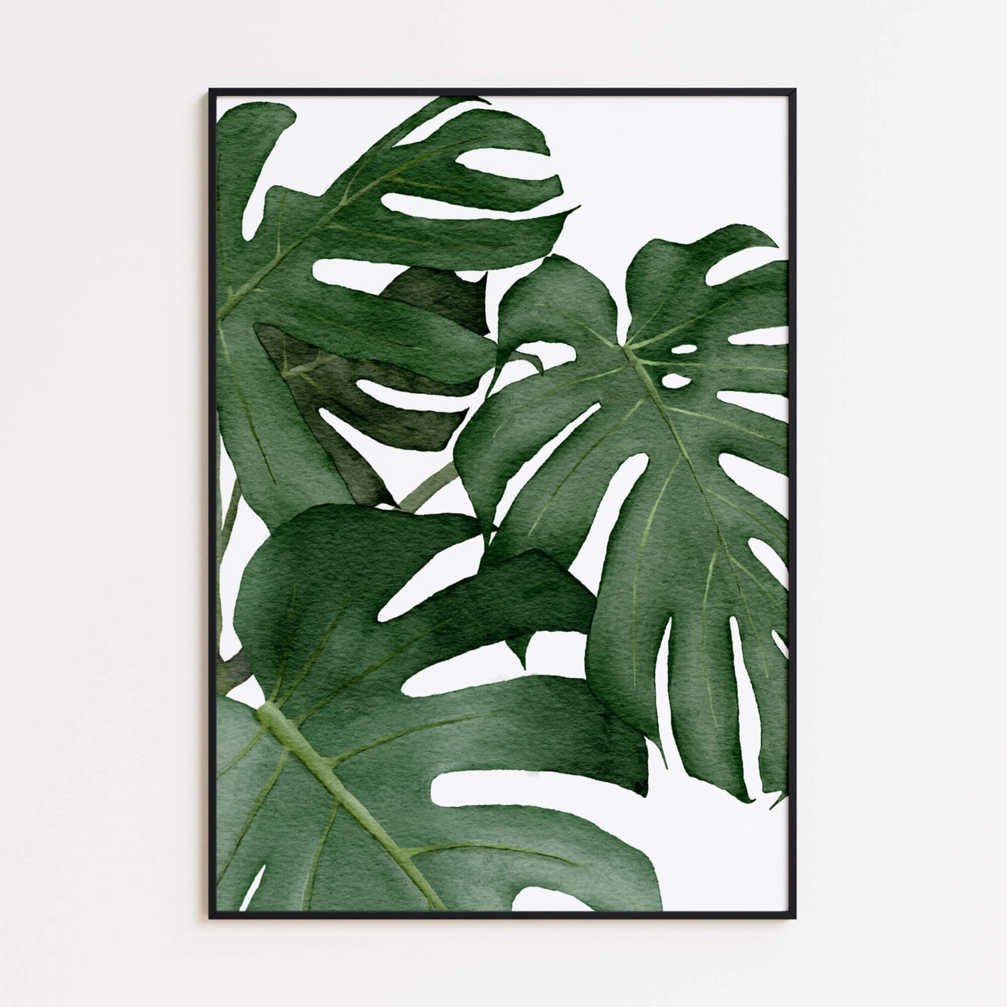 Monstera Leaves Poster