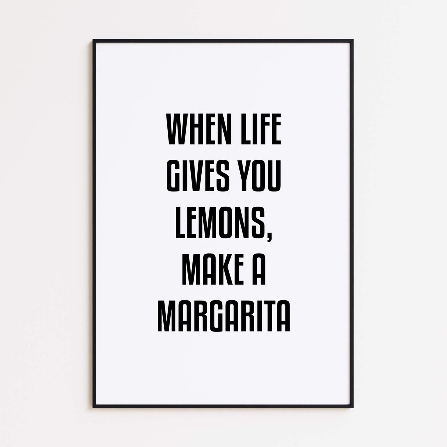 Make a Margarita Poster