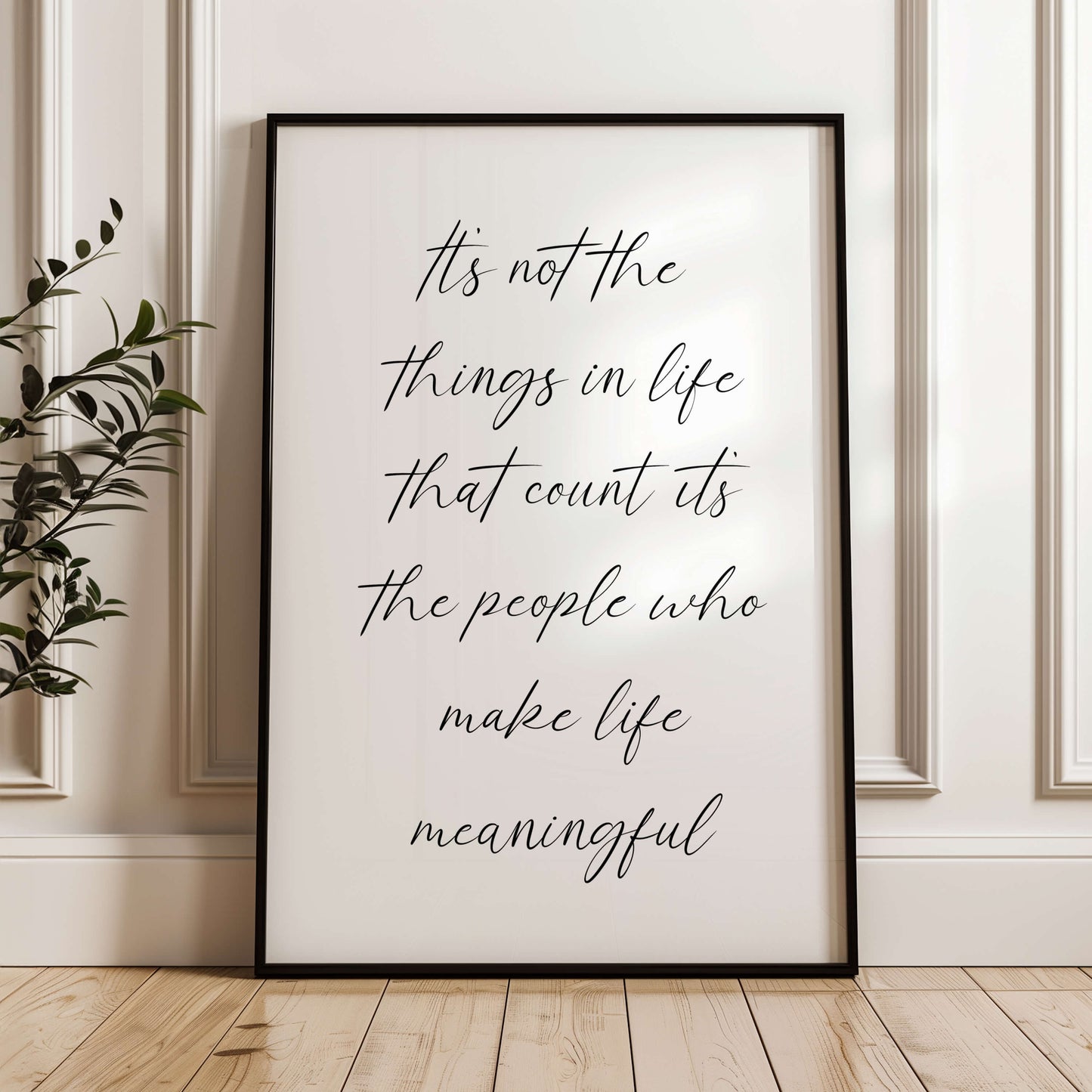 Meaningful Life Poster