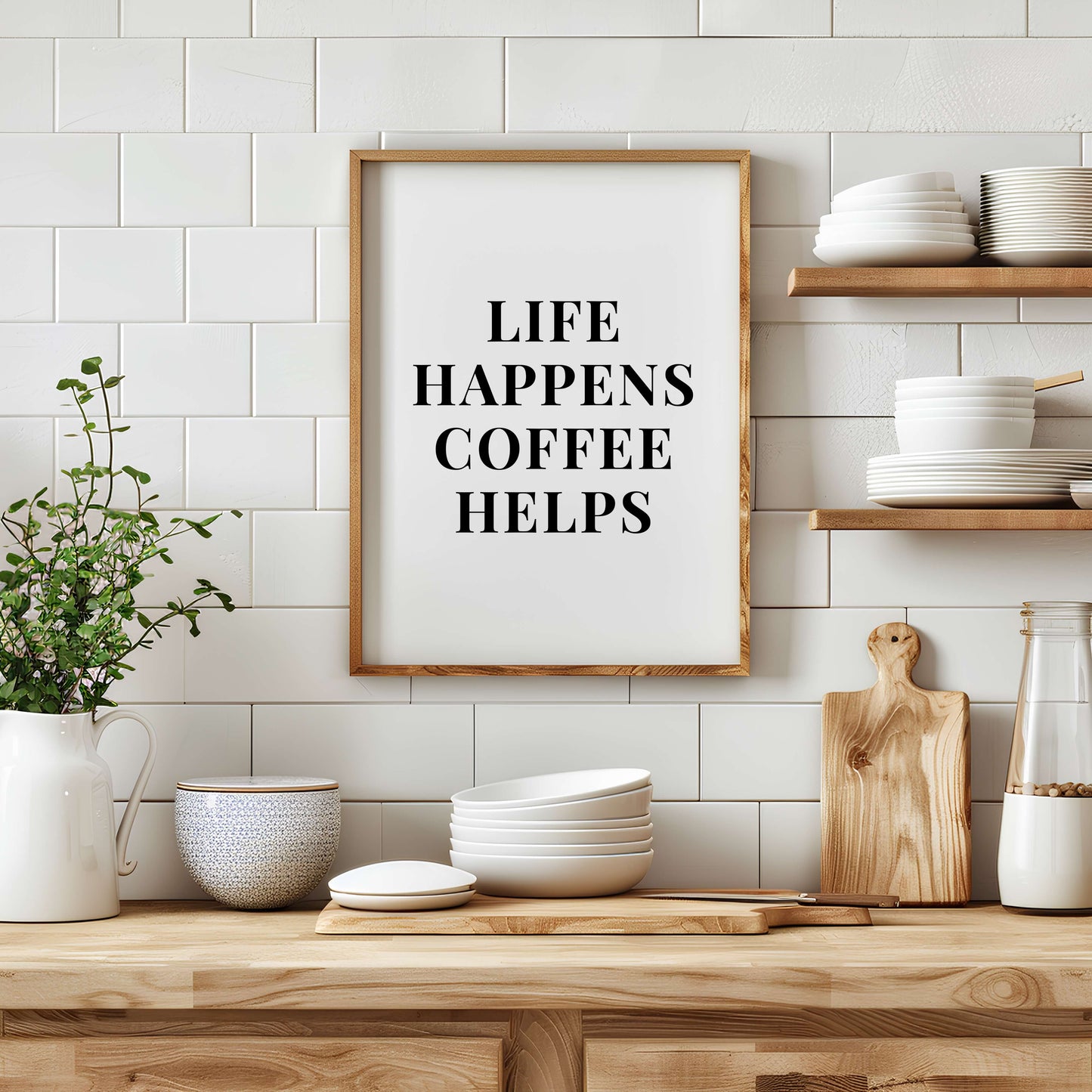 Coffee Helps Poster