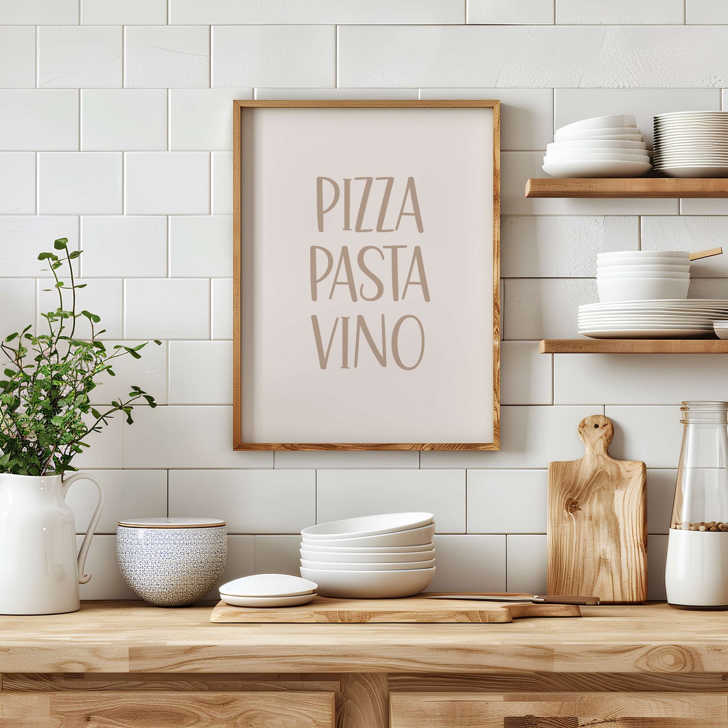 Pizza Pasta Vino Poster