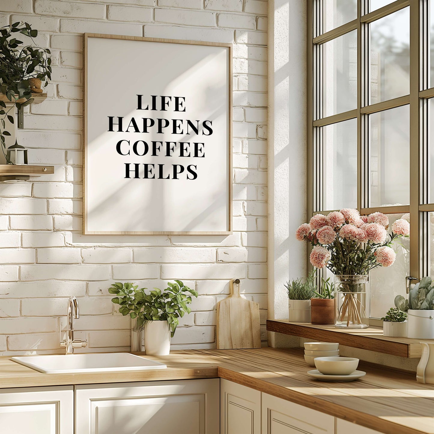 Coffee Helps Poster