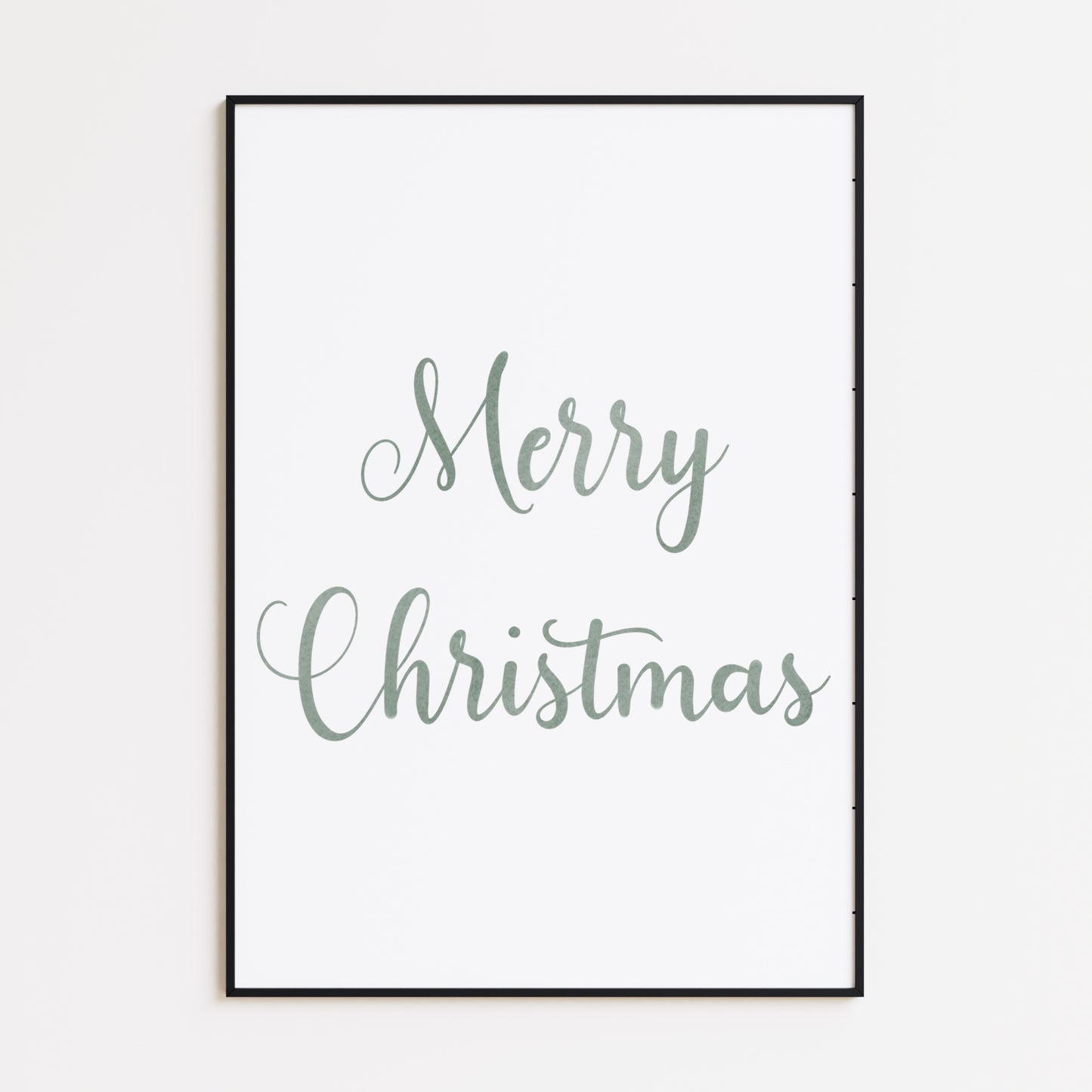 Frohe Weihnachten Kalligraphie Poster