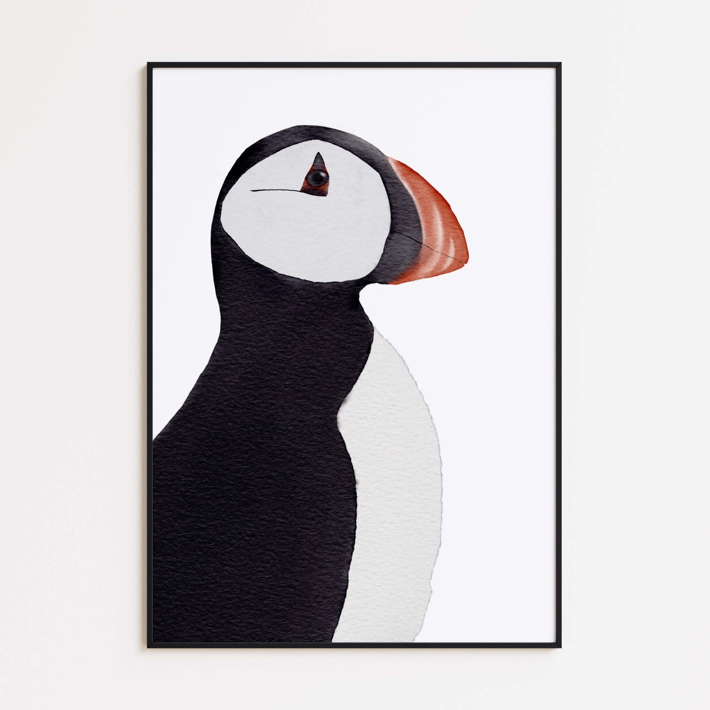 Puffin Portrait Poster