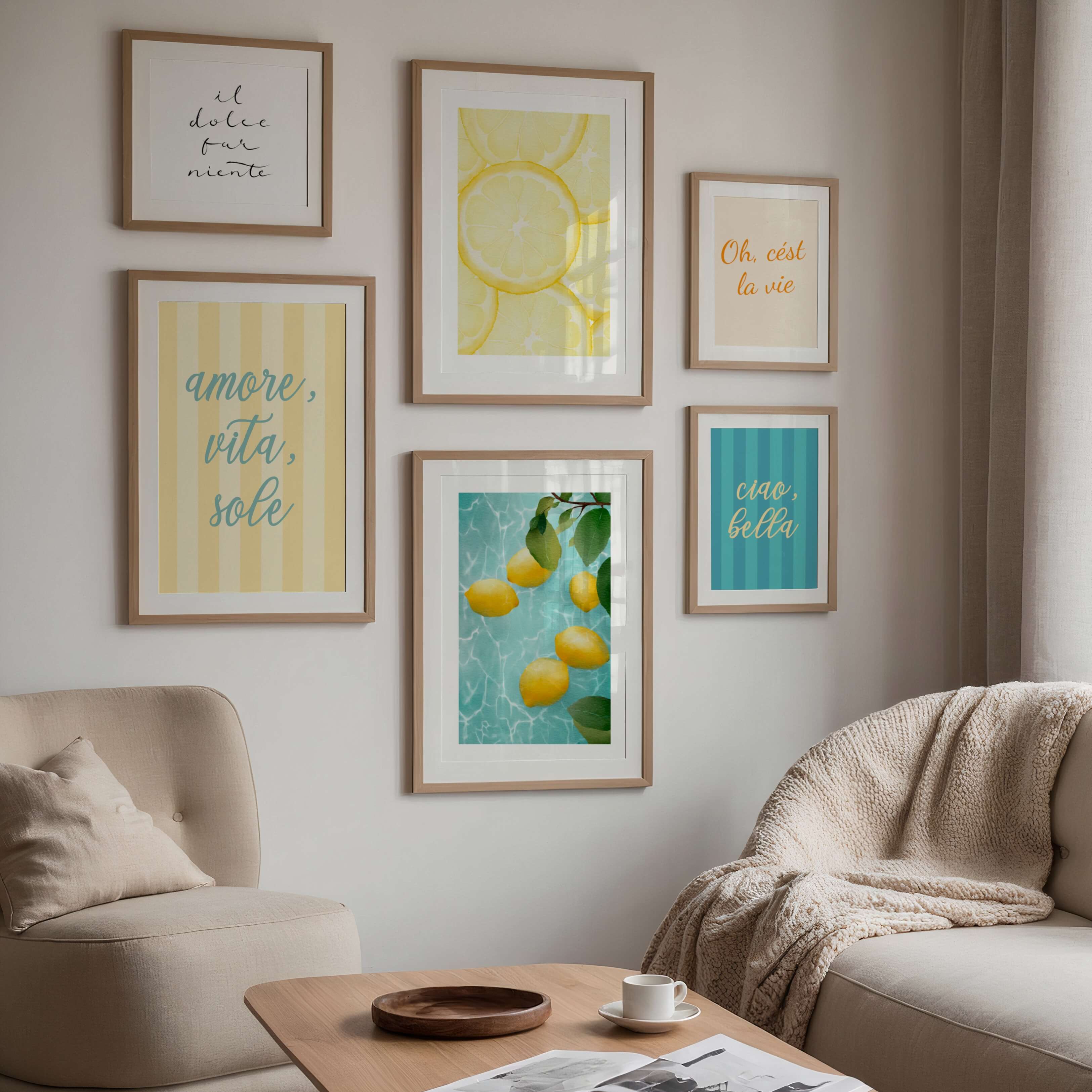 La Dolce Vita Gallery Wall