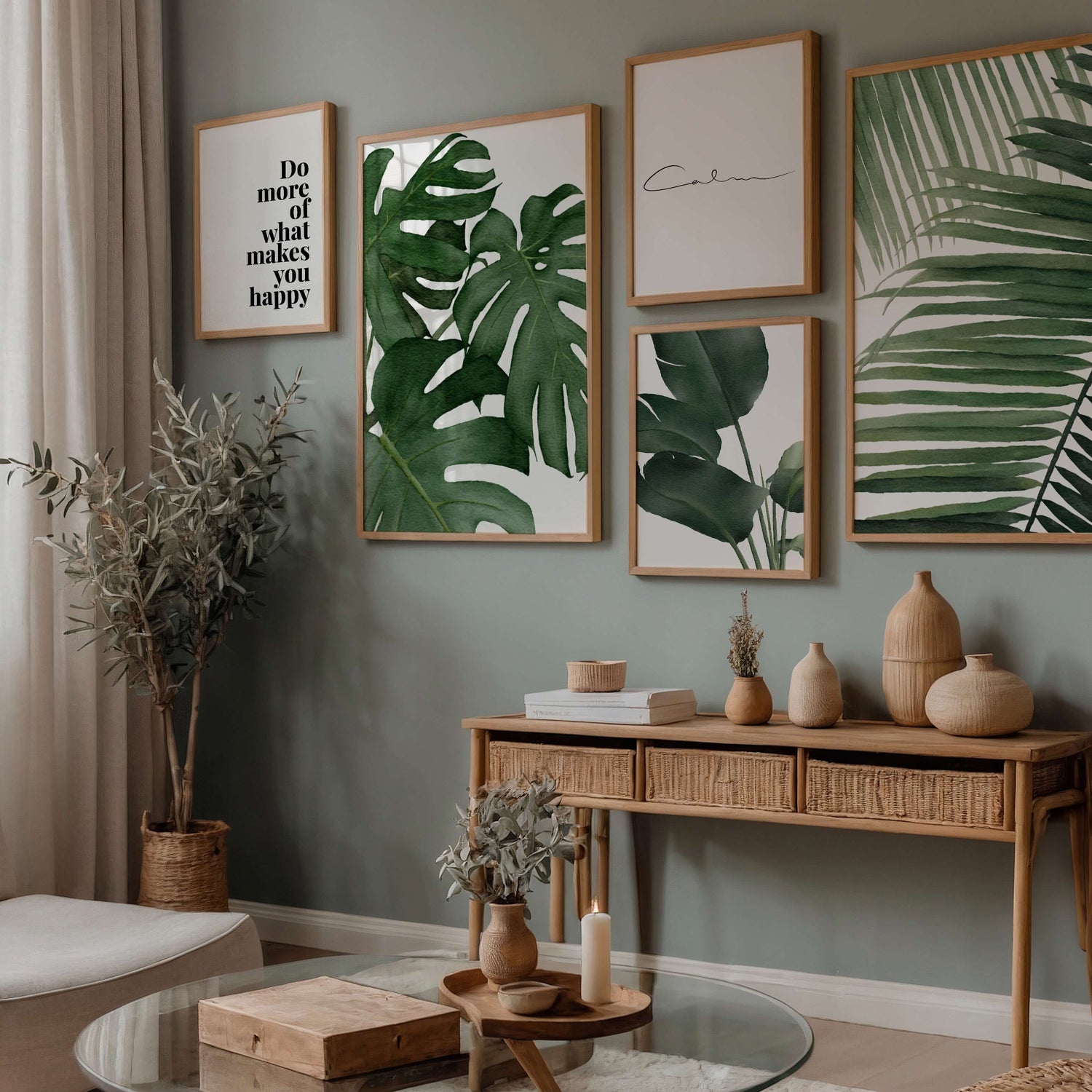 Tropical Harmony Gallery Wall
