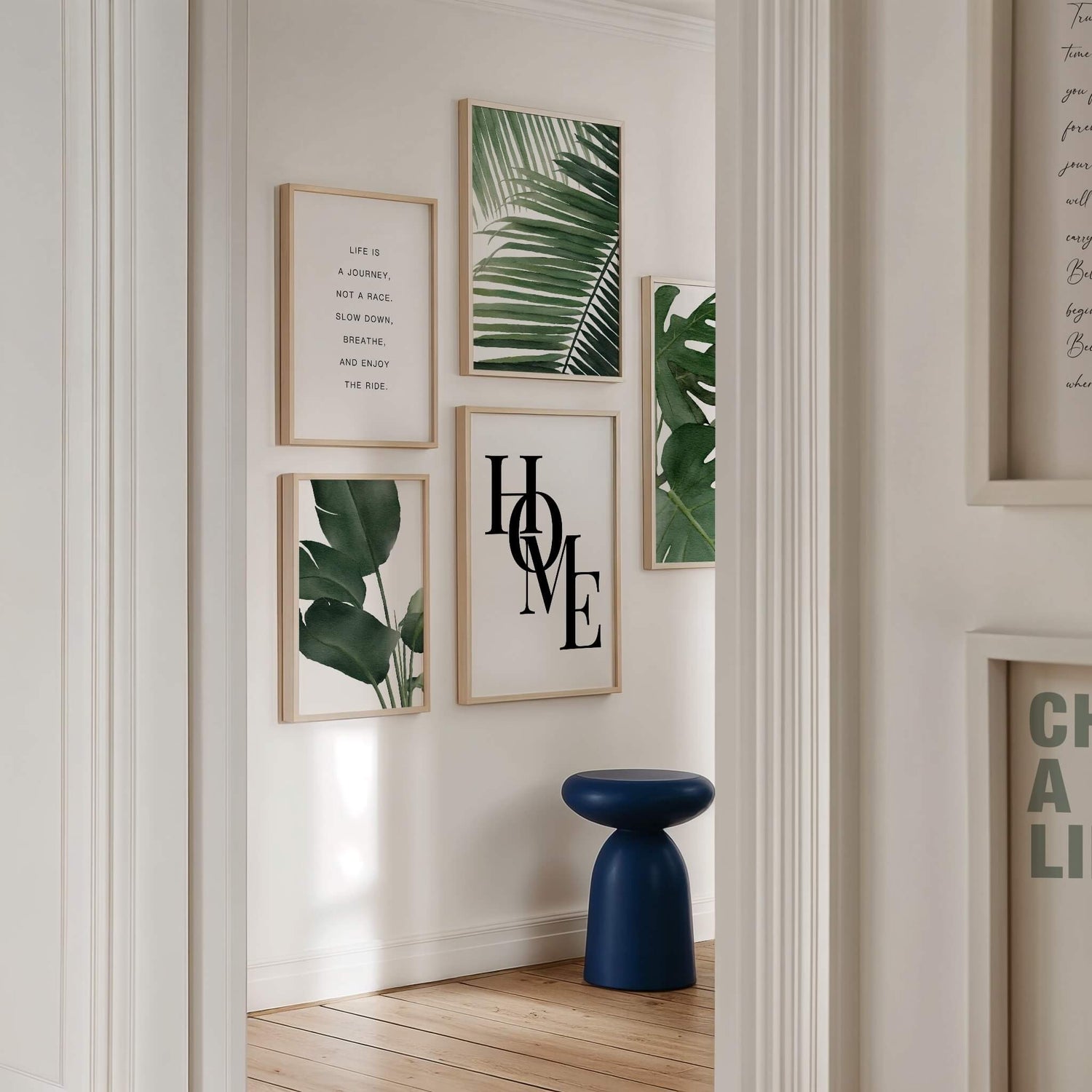 Botanical Serenity Bilderwand