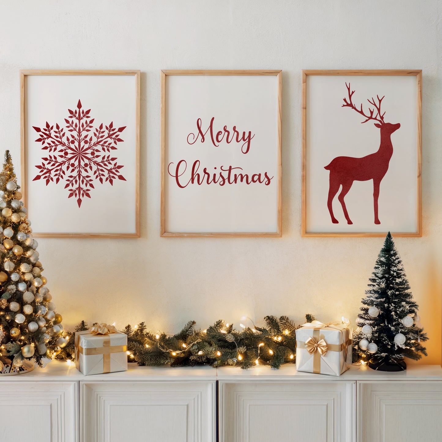 Weihnachtsposter-Set Nr. 1