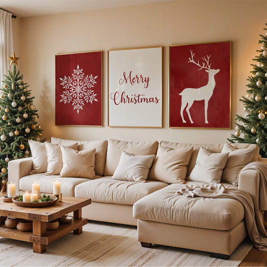 Weihnachtsposter-Set Nr. 2