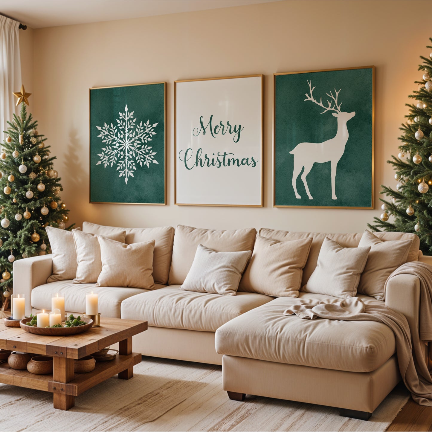 Weihnachtsposter-Set Nr. 2