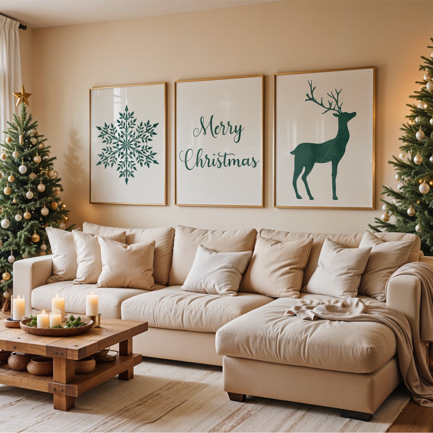 Weihnachtsposter-Set Nr. 1
