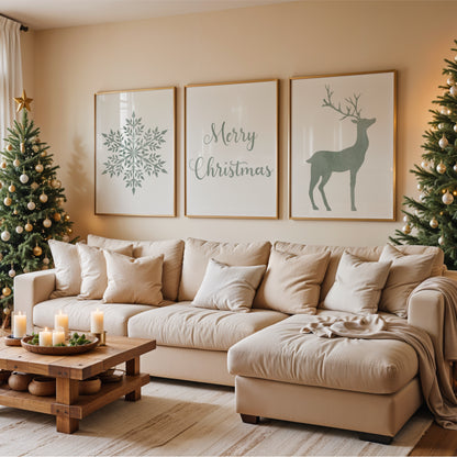 Weihnachtsposter-Set Nr. 1