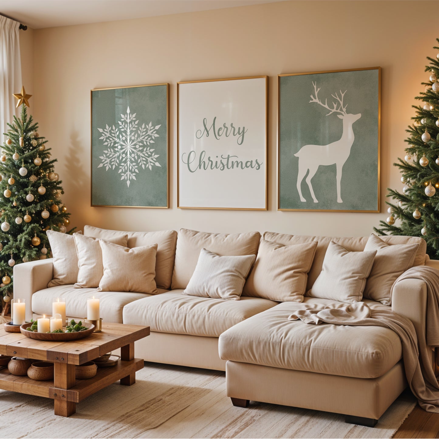Weihnachtsposter-Set Nr. 2