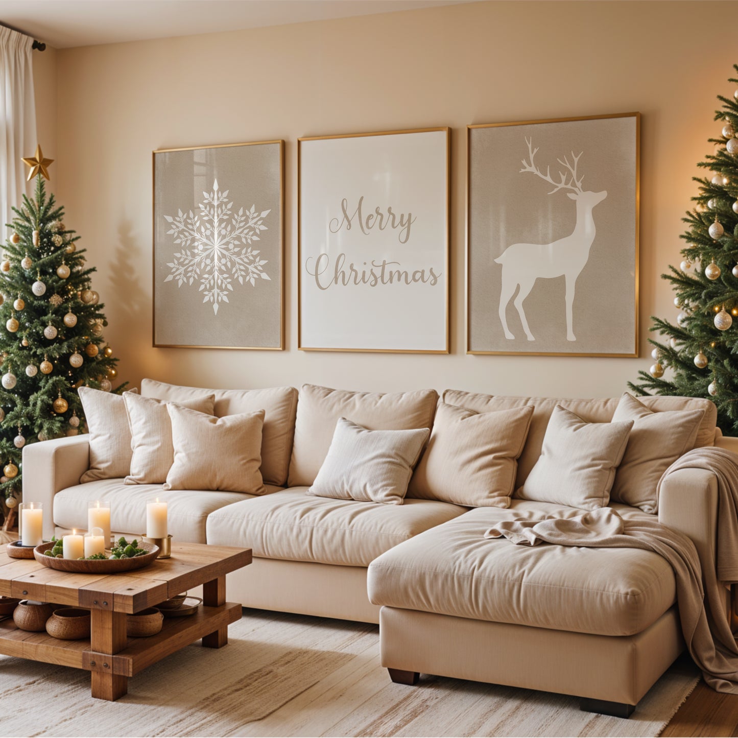Weihnachtsposter-Set Nr. 2