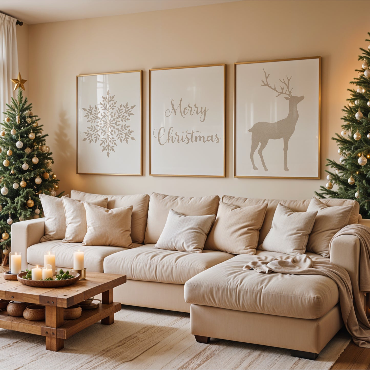 Weihnachtsposter-Set Nr. 1