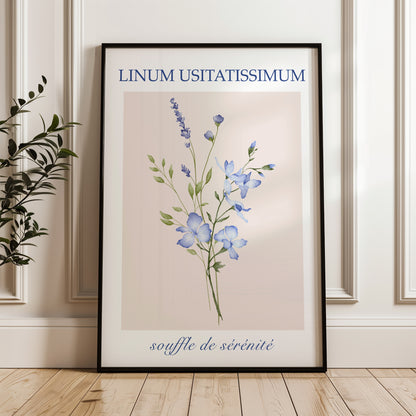 Linum Usitatissimum Poster