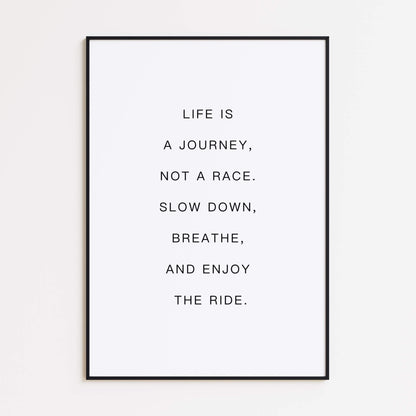 Life Is a Journey Poster