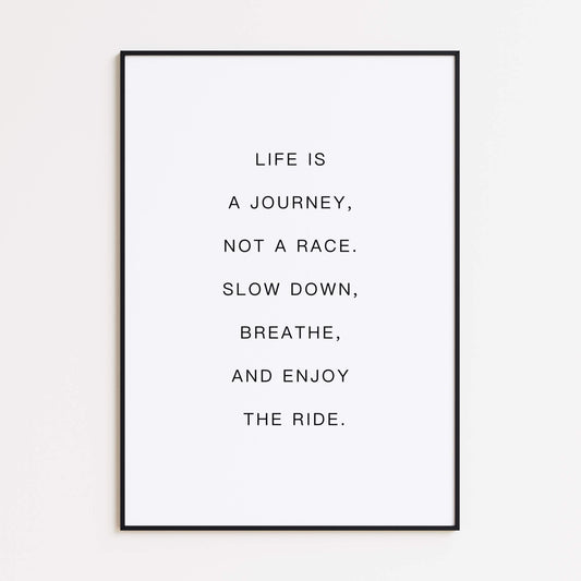 Life Is a Journey Poster