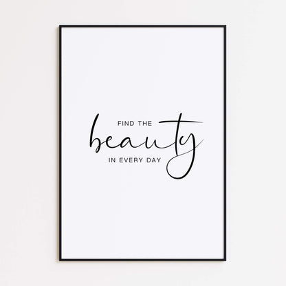 Everyday Beauty Poster