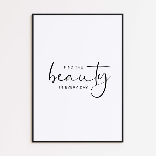 Everyday Beauty Poster
