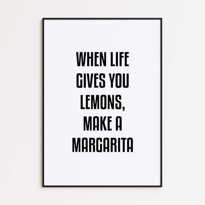 Make a Margarita Poster