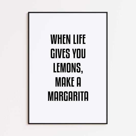 Make a Margarita Poster