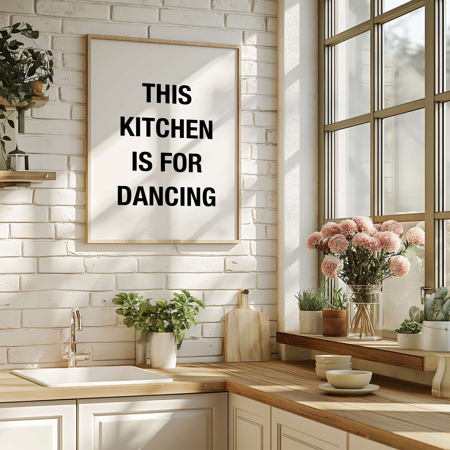 Kitchen Dancing Poster