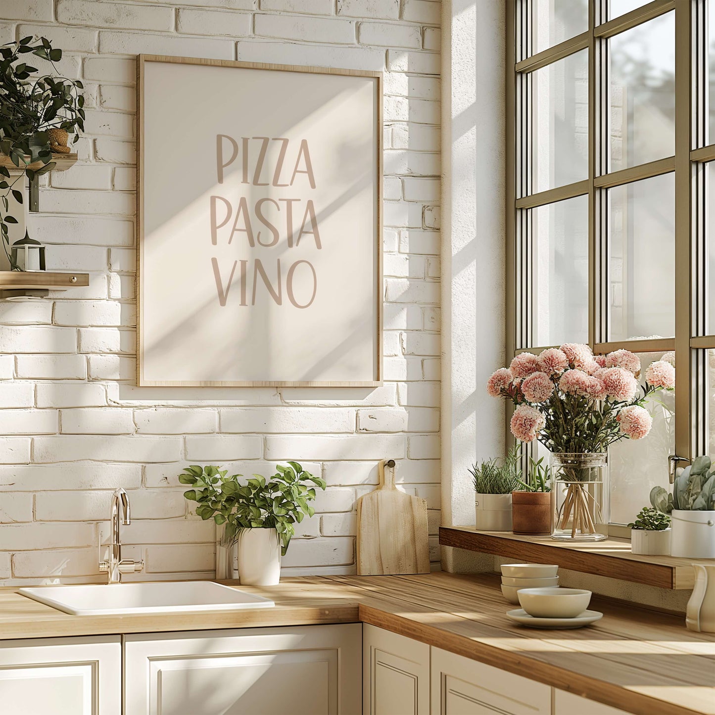 Pizza Pasta Vino Poster