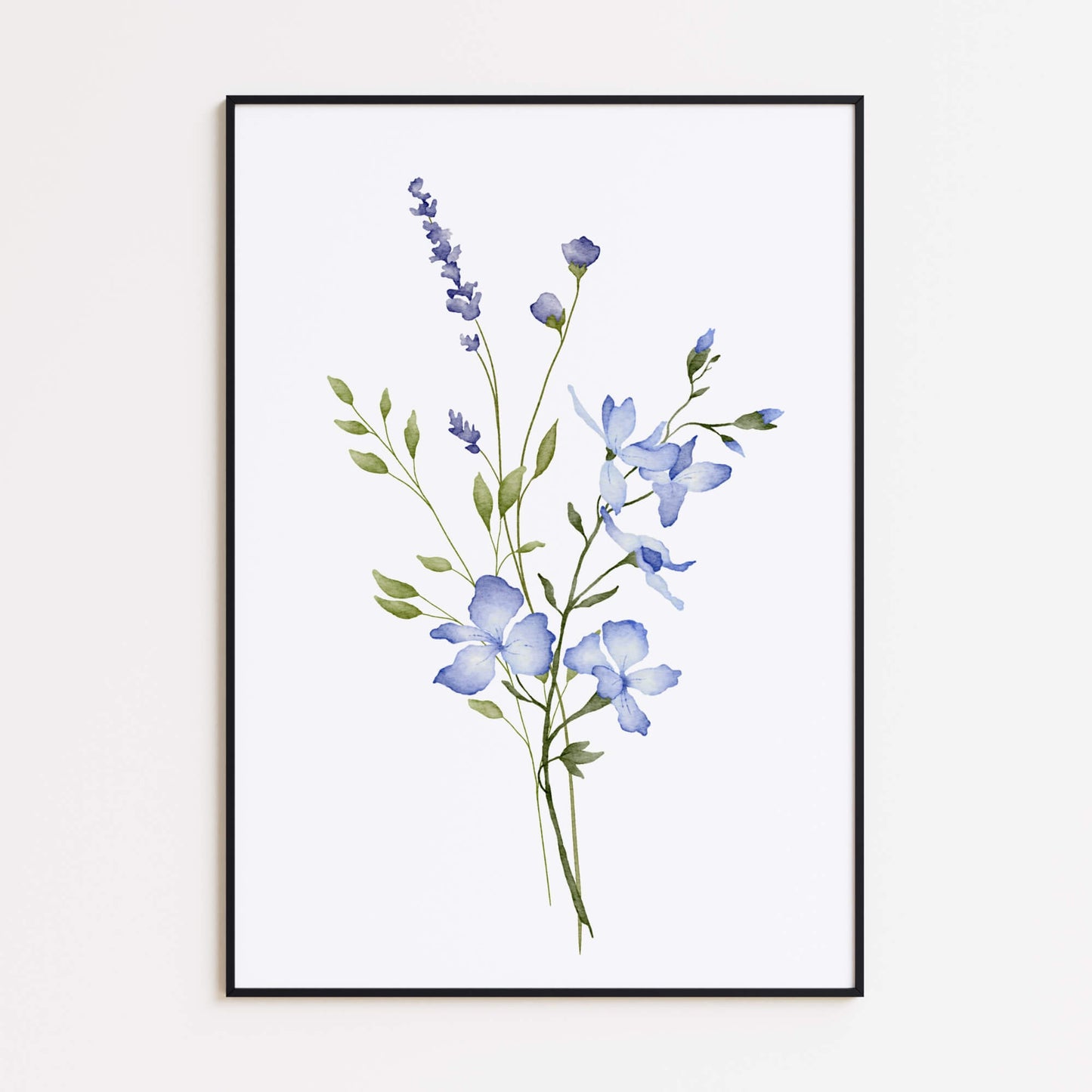 Linum Usitatissimum Bouquet Poster