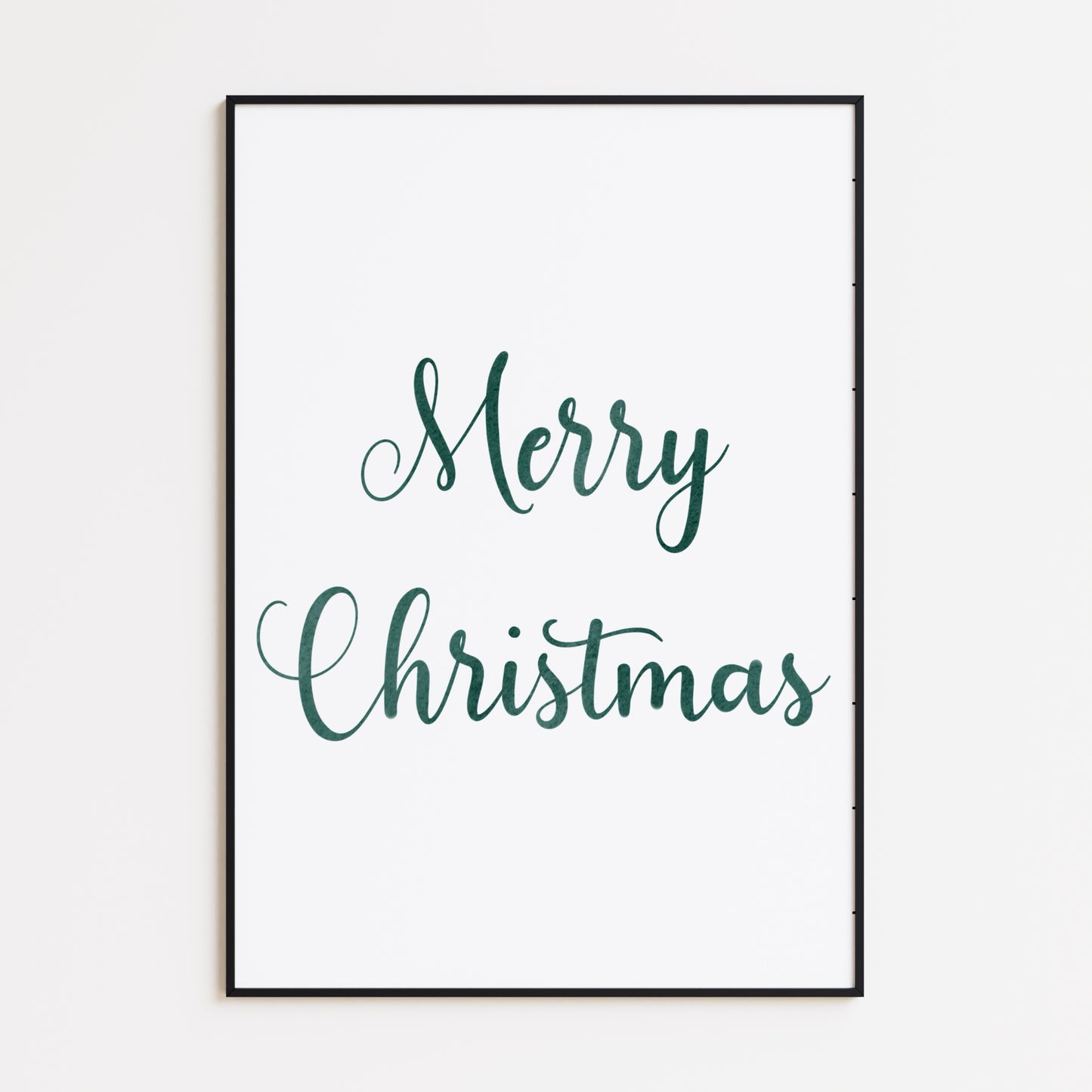 Frohe Weihnachten Kalligraphie Poster