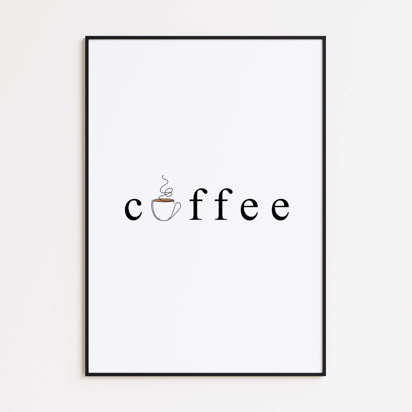 Coffee Typography Poster