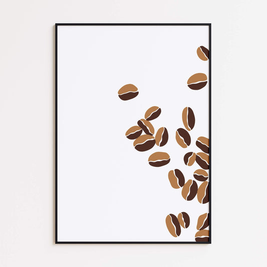 Poster Kaffeebohnen