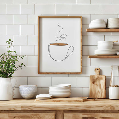 Kaffeetasse Poster
