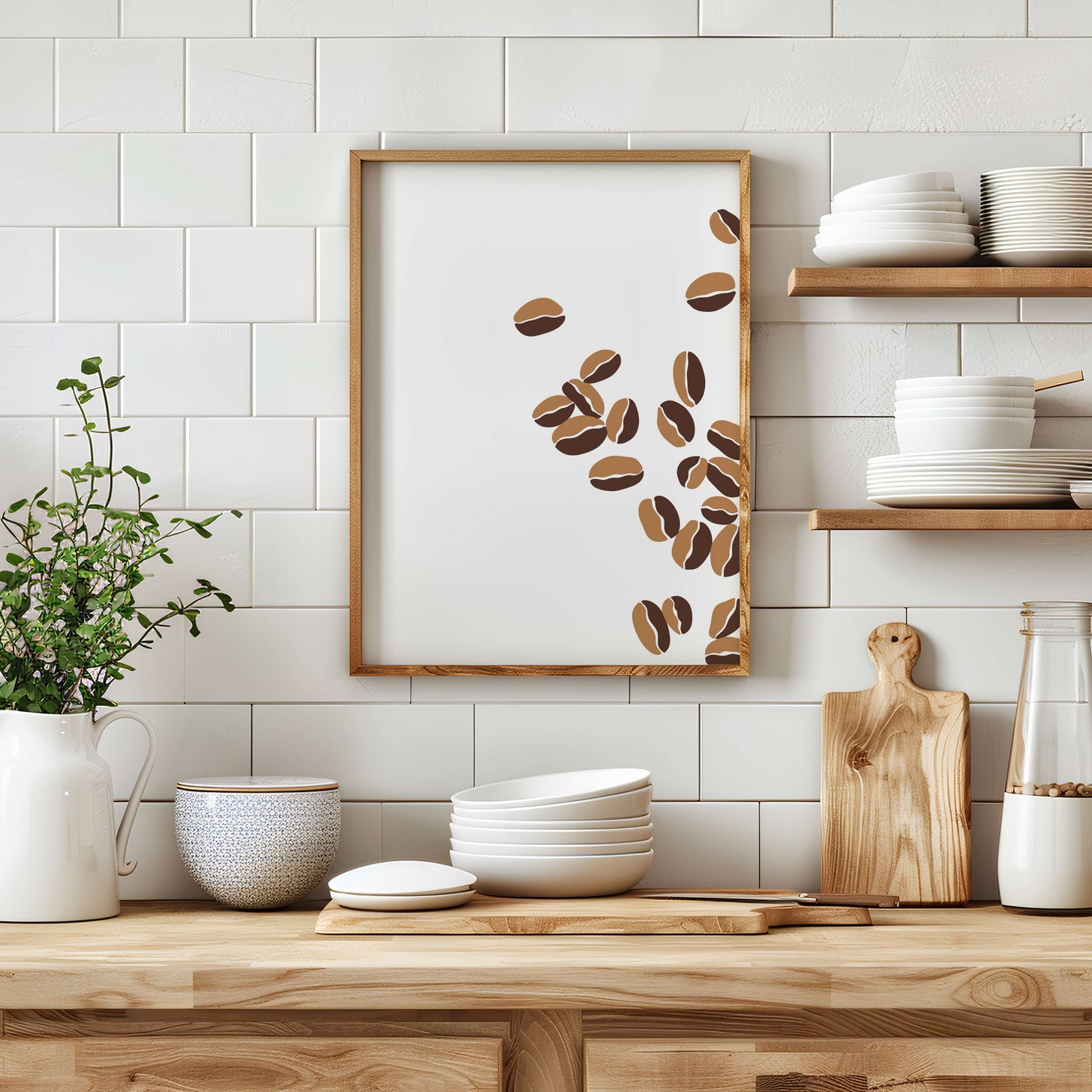 Poster Kaffeebohnen