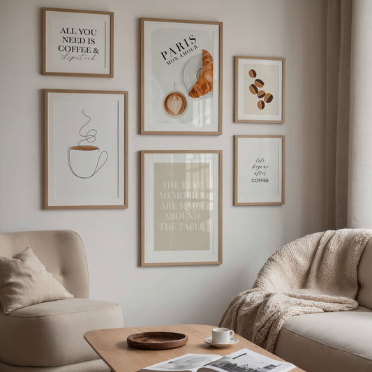 Coffee Serenity Gallery Wall
