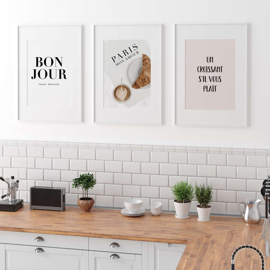 Parisian flair Poster Set