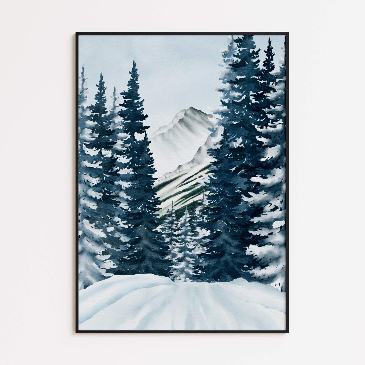 Winterlandschaft Poster Set