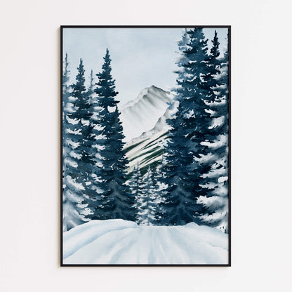 Winterlandschaft Poster Set