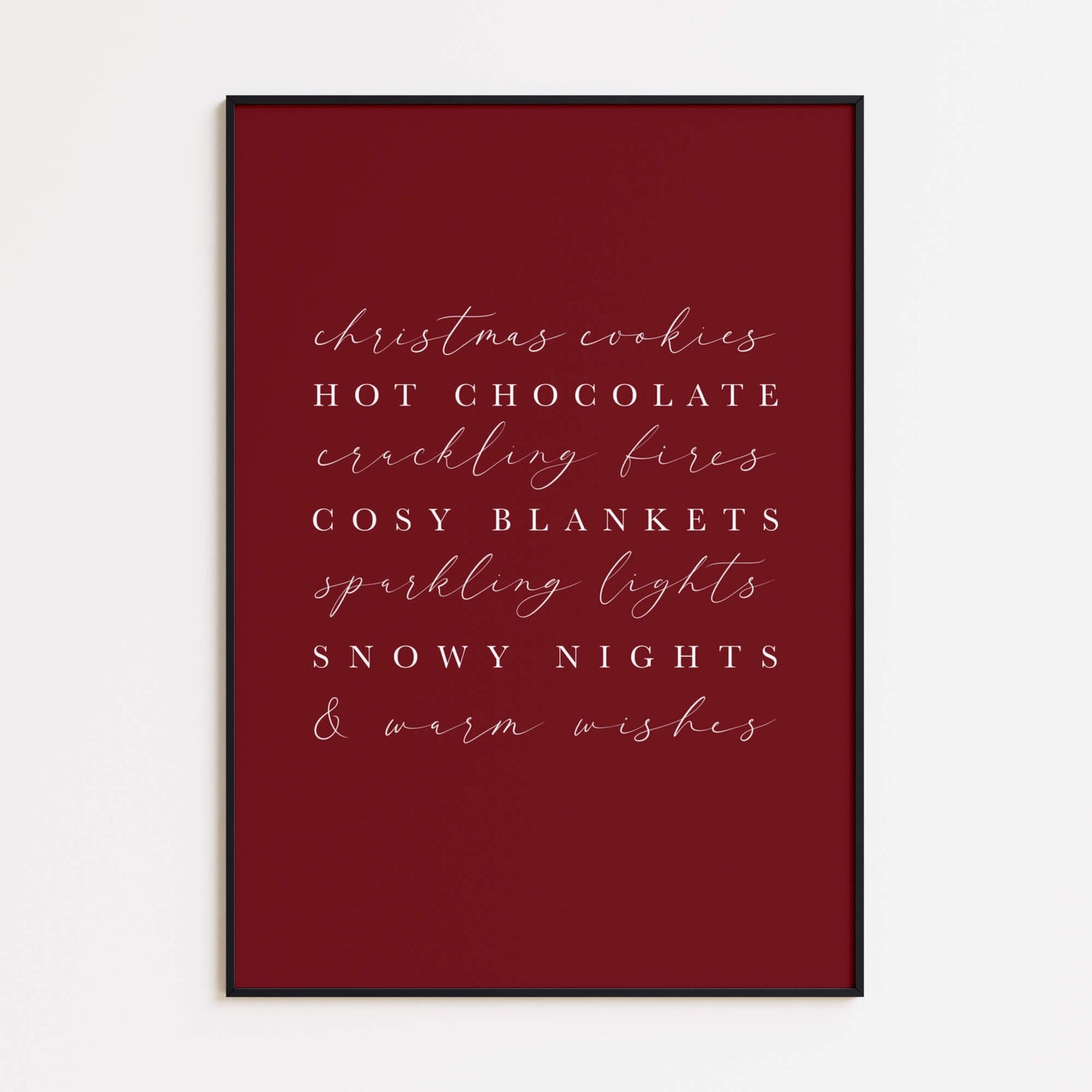Christmas Cosy Moments Poster