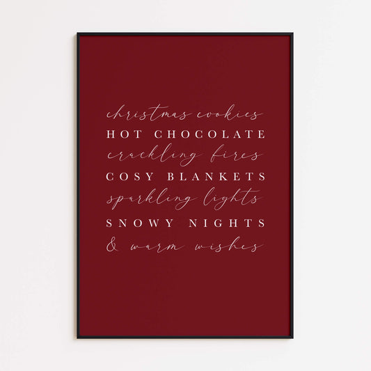 Christmas Cosy Moments Poster