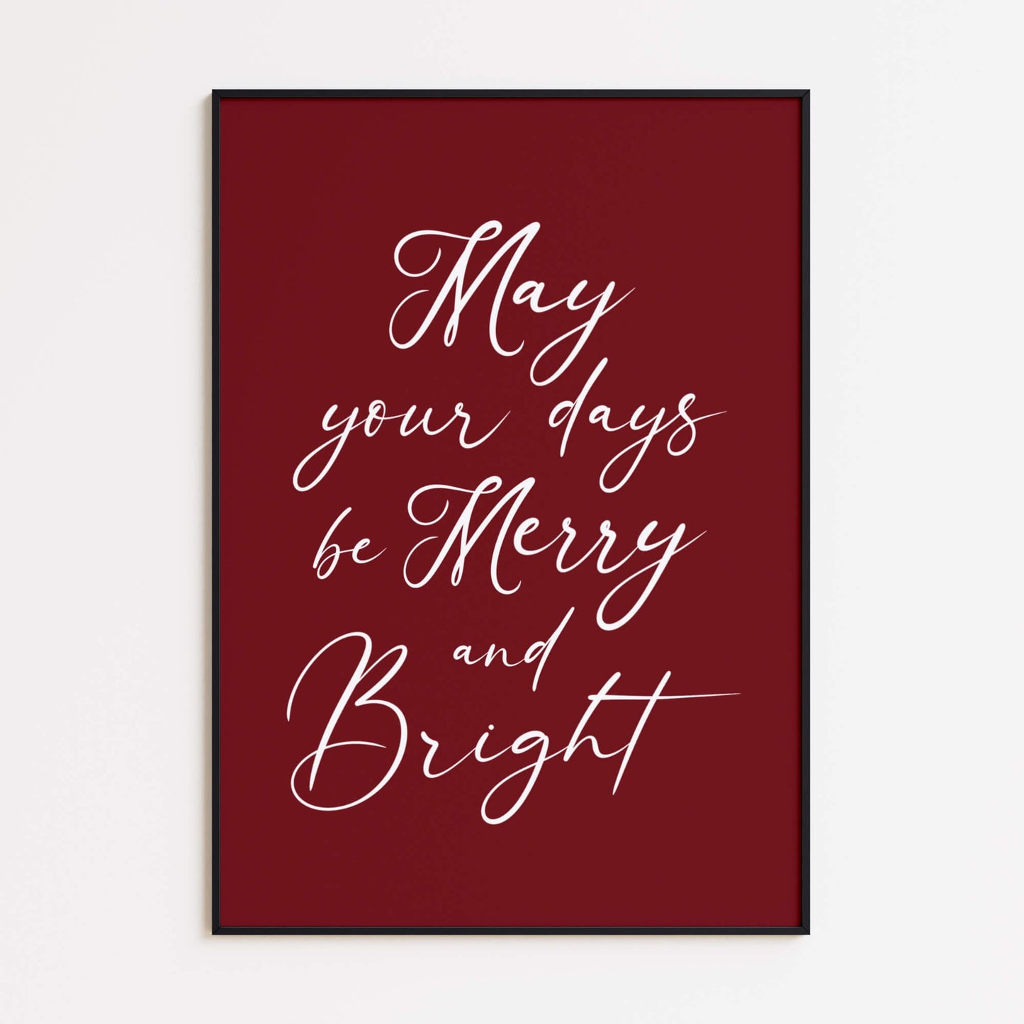 Merry & Bright Poster