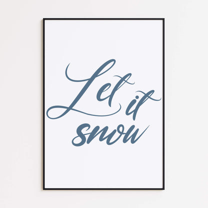 Let It Snow Poster