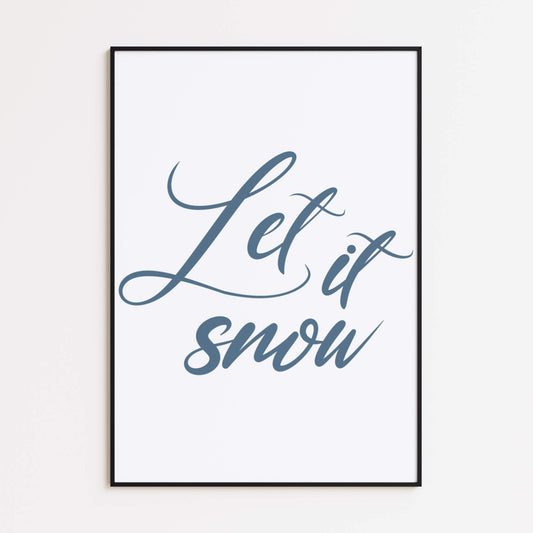 Let It Snow Poster