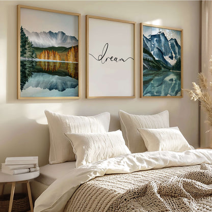 Berglandschaften Poster Set 